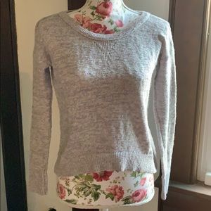 American Eagle sparkly purple sweater size XS